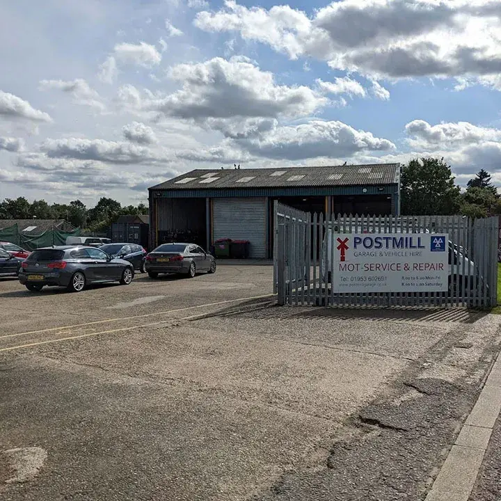 Outside Postmill Garage